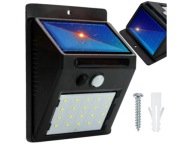 LAMPA SOLARNA LED Z CZUJNIKIEM RUCHU ZMIERZCHU ULICZNA OGRODOWA ZEWNĘTRZNA