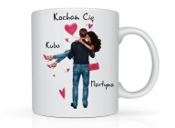 Kubek z nadrukiem na prezent na urodziny Walentynki