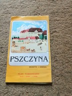 Pszczyna stary plan miasta autobusy