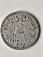 145/ FRANCJA 2 FRANKI 1943