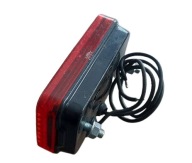 Lampa Obrysówka Pozycyjna led diodowa czerwona z odblaskiem 12/24V