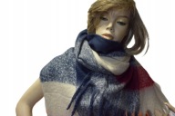 DUŻY SZAL DAMSKI ZIMOWY nr 502