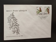 Owoce drzew iglastych (I) - FDC ze znaczkami Fi 3164 i Fi 3165