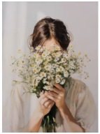 Plakat „Floral Muse” – Minimalistyczny Plakat Artystyczny
