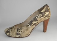 UNISA ELEGANCKIE CZÓŁENKA WĘŻOWA SKÓRA 100% R-38