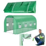 FOLIA ZAMIENNA NA TUNEL FOLIOWY 4x2,5 10m2 ZIELONA SAMA FOLIA SOLIDNA GRUBA