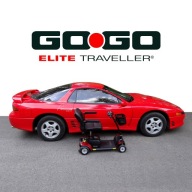 GO GO skuter elektryczny czterokołowy, rozkładany, wjeżdża do windy