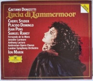 Donizetti Lucia Di Lammermoor Studer Domingo LSO Ion Martin EX 2x CD Irl