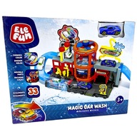 Auto Magiczna Myjnia ELEFUN 33el. zmienia kolor ruchome części