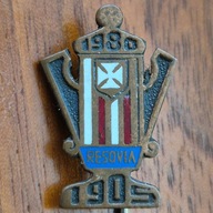 Odznaka RESOVIA Rzeszów 75 lat (1980) pucharek - OFICJALNA KLUBOWA