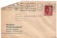 GENERALNE GUBERNATORSTWO -koperta firmowa -obieg 1943 KRAKAU -DĘBICA