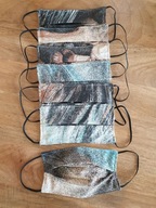 maseczka bawełniana wielorazowa dwuwarstwowa NOWA