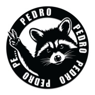 Naklejka PEDRO PEDRO PE Szop RACOON VIRAL TIK TOK od GravArt