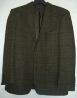 MARYNARKA HARRIS TWEED BARUTTI VIRGIN WOOL 56/R46 L/XL (zapasowe guziki)