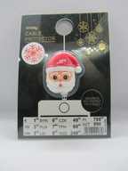 *34 WOŚP* Święta * Uchwyt, organizer na kabel - Mikołaj