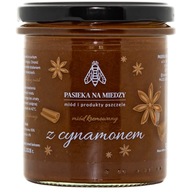 Miód kremowany z cynamonem 450g Pasieka na Miedzy POLSKI