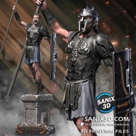 Gladiator, wydruk 3D, żywica