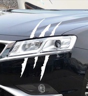 Naklejka na samochód pazury zadrapania