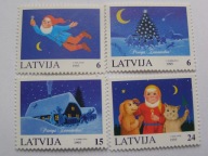 Łotwa - Boże Narodzenie 1995 - Mi. 416-19 OPIS ! **