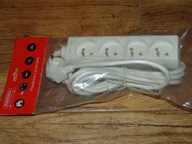 Przedłużacz ELGOTECH 4-gniazda 10A 2500W 3m EPS403