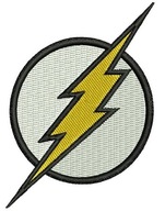 Termo Naszywka Flash DC Komiksy Błyskawica Haftowana Naprasowanka