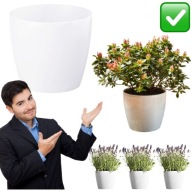 DONICA MAGNOLIA FI 18CM H15,9CM BIAŁA POŁYSK – ELEGANCJA I WYTRZYMAŁOŚĆ