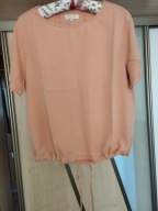 BLUZKA INDYJSKA PRZEWIEWNA MORELOWA Z WIĄZANIEM NA DOLE R.42