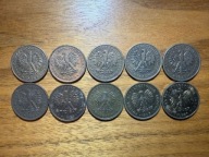 ZESTAW MONET 2 ZŁOTE ROCZNIK 1979 - 1988(10 MONET) I Zestaw