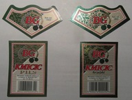 STARA ETYKIETA PIWO KMICIC BROWAR CZĘSTOCHOWA - KRAWATKI I KONTRY NA SZTUKI