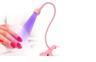 Lampka UV 5W różowa z sensorem do utwardzania lakierów i żeli