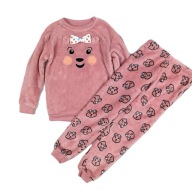 PIŻAMA DZIEWCZĘCA PLUSZ CIEPŁA ROZM.122/128_(7-8LAT)__