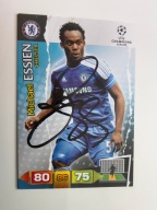 Karta panini autograf Chelsea Michael Essien 2011/2012 Champions League