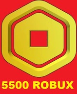 ROBLOX ROBUX 5500 SZTUK 5500RS 5.5K ROBUXÓW ROBUXY GAMEPASS