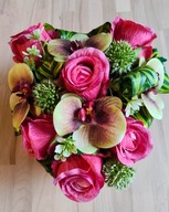 stroik serce, na cmentarz,DZIEŃ BABCI