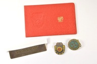 ODZNAKA ZA WZOROWĄ PRACĘ W SŁUŻBIE ZDROWIA ORDYNATOR 1975 r. KOMPLET
