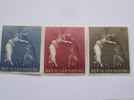 San Marino - Boże Narodzenie 1968 - malarstwo - Mi. 918-20 **