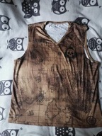 WORLD MAP koszulka bez rękawów męska 3XL