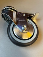 Koło obrotowe hamulec 75mm 75kg z otowrem