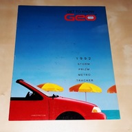 Geo Storm, Prizm, Metro, Tracker 1992