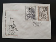 Poczet królów i książąt polskich (IV) - FDC ze znaczkami Fi 3079 - Fi 3080
