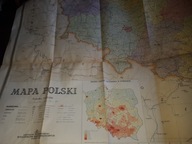 1958. MAPA 4 szt. JEDNA POLSKA okazyjna cena