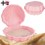 PIASKOWNICA ZAMYKANA|BASEN|RÓŻOWA|+ PIASEK GRATIS|ZESTAW DO ZABAWY