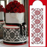 Szablon do malowania dekorowania tortów