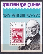 1979 Tristan da Cunha ptaki Mi blok 10 **