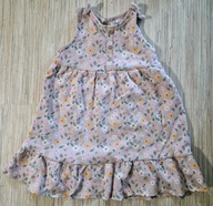 Reserved Kolorowa sukienka rozkloszowana kwiatki dla dziewczynki 104 4 lata