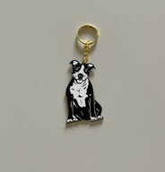 Porządny breloczek na co dzień BRELOK zawieszka do kluczy Amstaff pitbull