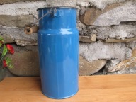 Stara Emaliowana kanka na mleko_3 L_OLKUSZ PRL