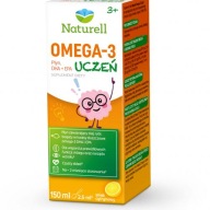 Naturell Omega-3 uczeń kwasy Omega DHA EPA smak cytrynowy 150 ml