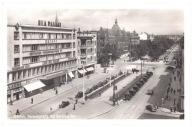 SZCZECIN~Paradeplatz mit Berliner Tor~AUTA CAFE UFA PALAST~1940 FOTOGRAFIA