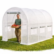 TUNEL FOLIOWY OGRODOWY 3X2M SZKLARNIA OGRODOWA FOLIOWA FOLIAK PAWILON 16m2